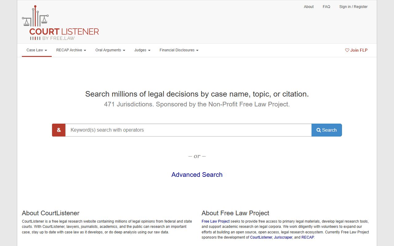 Noble County court dockets and CourtListener docket and case-law resource