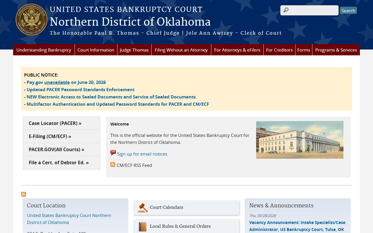 Noble County probate records link to federal bankruptcy court for insolvent estates